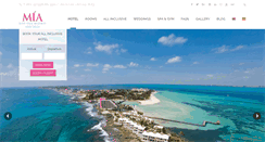 Desktop Screenshot of hotelmiareefislamujeres.com